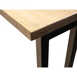 Długa konsola, stolik, drewniany blat SK-9